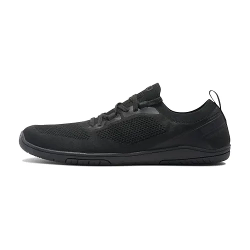 Xero Shoes Barfußschuhe für Herren | Nexus Knit Workout-Ready Fashion-Forward Herren-Sneaker | Zero Drop, breite Zehenbox, minimalistisch, Schwarz/Schwarz, 47 EU