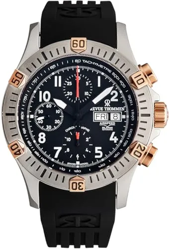 Revue Thommen Automatik Armbanduhr Airspeed XLarge Pioneer Chrono 16071.6854