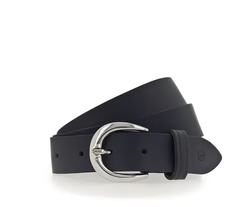 Tamaris Ledergürtel Essential Classics (1-St) - Gürtel aus pflanzlich gegerbtem Leder, 30 mm breit mit Mehrfach-Schlaufe und schlichter Dornschließe. Perfekte Ergänzung für Freizeit-Outfits und sorgt für einen lässigen Look.