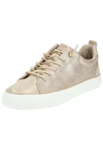 MUSTANG Freizeit Sneaker beige 37 - Sneaker aus Synthetik mit Schnürung, leicht und rutschfest für optimalen Komfort und Stil, ideal für jeden Anlass.