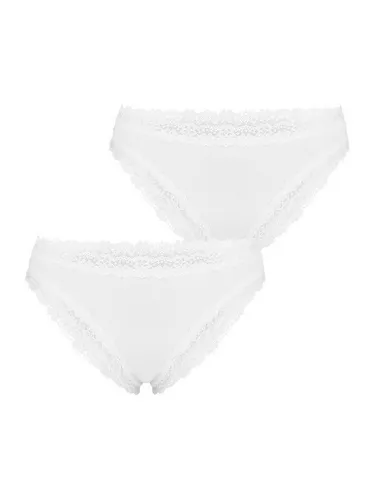 Nur Die Brasilslip Invisible Seamless Lace (2-St) Brasilian Slip, Brasil Slip, Midislip