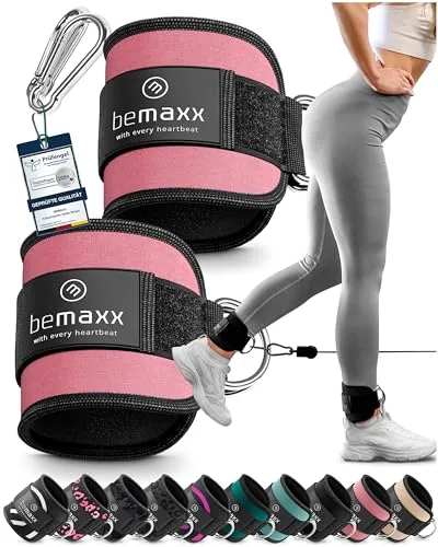 BeMaxx Fußschlaufen für Kabelzug 2er Set + eBook von BeMaxx