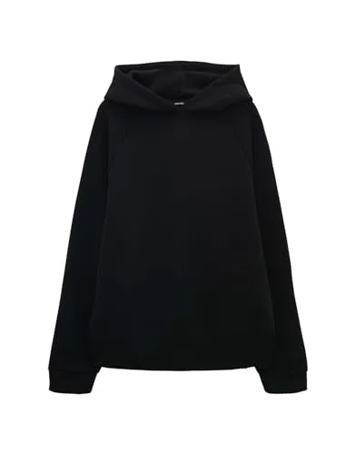 Someday Hoodie in Schwarz - 38 - Herren-Shirt mit Kapuze, lockerem Schnitt und geschlitztem Saumabschluss für optimalen Tragekomfort und lässigen Style.