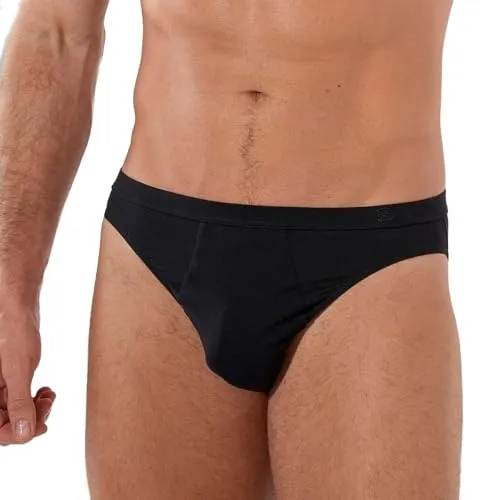 Hom Minislip Supreme Cotton schwarz XL - Herrenunterhosen aus 92% Baumwolle, atmungsaktiv und bequem mit optimaler Passform. Ideal für den täglichen Gebrauch.
