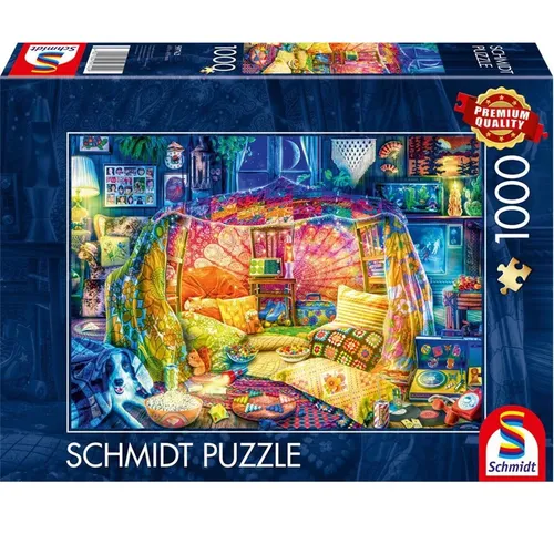 PUZZLE GEMÜTLICHE HÖHLE 1000 TEILE VON SCHMIDT SPIELE NEU OVP