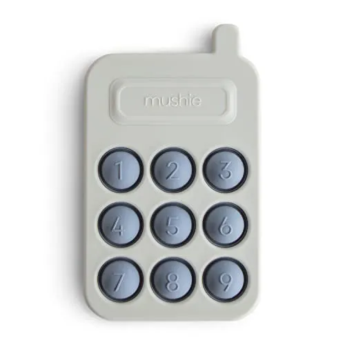 mushie Telefon Pressspielzeug für Kinder & Erwachsene, Sensorisches Spielzeug, Konzentration & Aufmerksamkeit, Sichere & Hochwertige für Kleinkinder Kinder Jungs & Mädchen (Tradewinds)