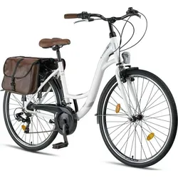 Licorne Bike Stella Plus Premium City Bike – 21 Gang Aluminium Fahrrad für alle - Stylisches Citybike mit leichtem Aluminiumrahmen und 21 Gängen für optimale Anpassung an jedes Terrain. Ideal für Stadtfahrten und Ausflüge, mit einfacher Montage und inklusive Werkzeug.