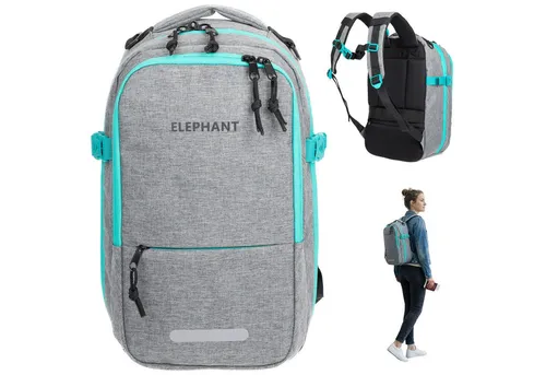 ELEPHANT FLY Handgepäck Rucksack 20L für Reisen - Kompakter ELEPHANT ® FLY Travel Rucksack (40x25x20 cm) für Handgepäck bei Ryanair und Wizz. Mit viel Stauraum, gepolstertem Laptopfach und bequemen Tragegurten – ideal für Kurztrips!