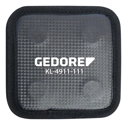 Gedore Magnet-Matte 114 mm x 114 mm - Inspektionswerkzeuge, haftet sicher auf Metalloberflächen und hält Werkzeuge griffbereit während der Arbeit