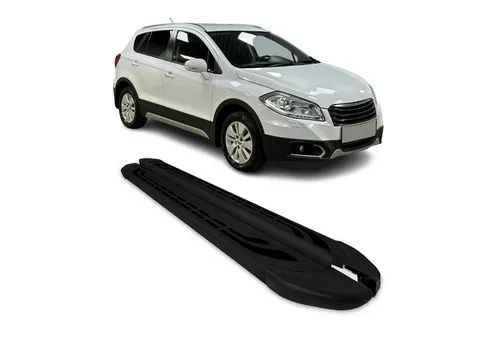OMAC Kfz-Schmutzfänger Trittbretter für Suzuki SX4 S-Cross 2013-2012 – Rutschfest & Haltbar - Hochwertige Trittbretter aus Aluminium für Suzuki SX4 S-Cross, 2-teilig. Robuste, rostfreie Bauweise sorgt für dauerhafte Nutzung und optimalen Schutz vor Schmutz.