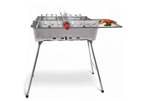 Grillpeter Holzkohlegrill Mangal Astana Deluxe mit 9er Spießdreher und Grillmotor