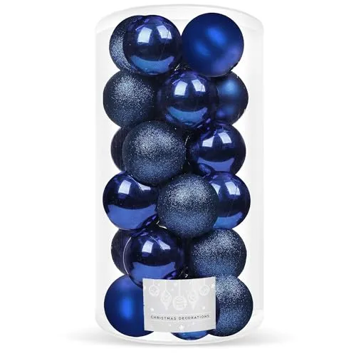 SPRINGOS Christbaumkugeln Kunstkugeln bruchsicher Weihnachtskugel Glitzer Matt Glanz Weihnachtsbaumschmuck