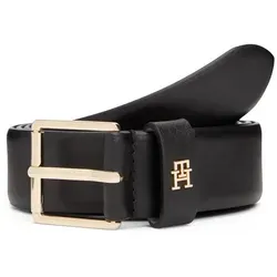 Tommy Hilfiger Ledergürtel TH SQUARE 3 cm schwarz in schwarz von Tommy Hilfiger
