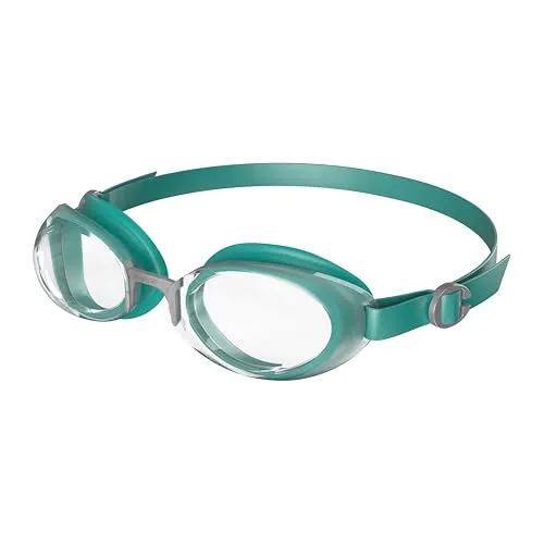 Speedo Unisex Erwachsene Jet 2.0 Schwimmbrille | Schwimmen | Verbesserte Sicht Schwimmbrille, Arctic Glass/Light Slate/Clear, Einheitsgröße