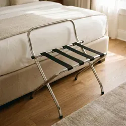 Kofferständer SUITE klappbar mit Wandschutz von IDIMEX