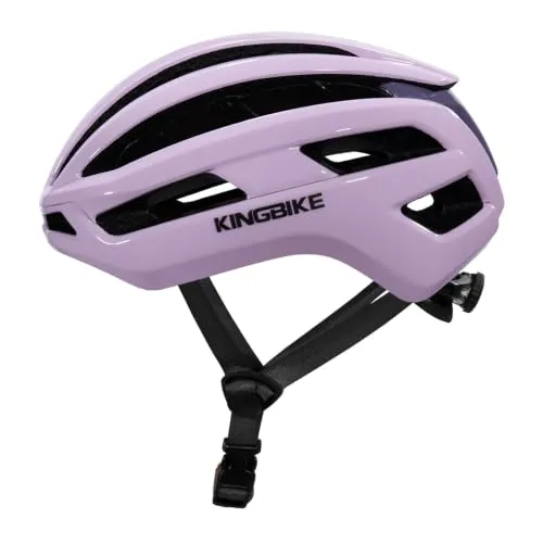 KINGBIKE Fahrradhelm Herren Damen 54-62CM, Leichter Rennradhelm mit aerodynamischem Design