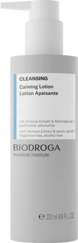 Biodroga Medical Cleansing Calming Lotion 200 ml - Gesichtsreinigung mit beruhigendem Schwarzwald Complex, ideal für empfindliche Haut und sorgt für intensive Hydratation und pH-Balance.