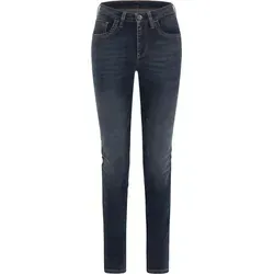 Rokker RT Mid Waist Slim Damen Motorradjeans – Sicherheit und Stil in Blau - Motorradhosen mit Schutzklasse AA und herausnehmbaren Sas-Tec Air Protektoren für optimalen Schutz und Komfort beim Fahren.