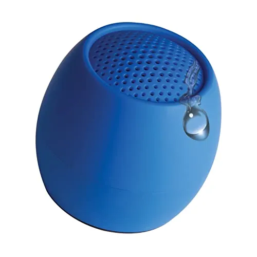 BOOMPODS ZERO Bluetooth-Lautsprecher blau - Robuster Bluetooth-Lautsprecher mit 5 Std. Akkulaufzeit und DUAL PAIRING für Stereo-Sound. Ideal für Abenteuer und wassergeschützt nach IPX6.