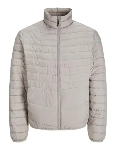 JACK & JONES Male Steppjacke Pufferjacke - Funktionsjacke mit normalem Schnitt, ideal für kalte Tage, leicht und warm durch 100% Polyester-Füllung.