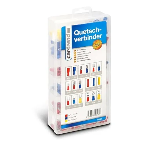 Cartrend 80308 Quetschverbinder Set, 180 Stück