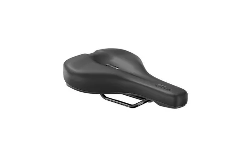 SQLAB Trekking Sattel Mod. 601 Ergolux 2.0 Unisex | Schwarz - Bequemer Trekking Sattel für Damen und Herren, optimal für lange Touren, mit ergonomischem Design für hohen Fahrkomfort.