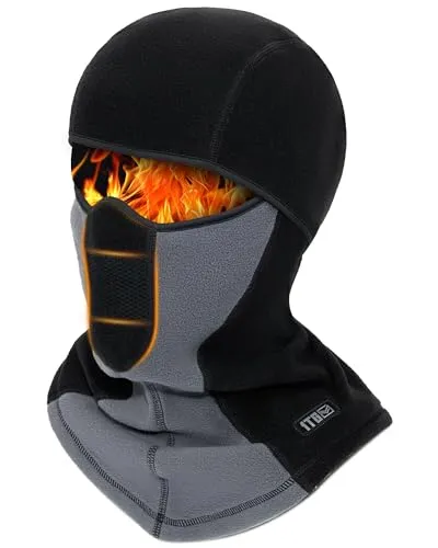 1TG Tactical Winter Sturmhauben Gesichtshaube Skimaske Sturmmaske, Balaclava Maske für Damen Herren Paintball Airsoft - Winddicht Warm, Outdoor-Sportarten Radfahren, Motorrad, Angeln