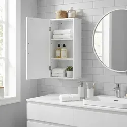 VASAGLE Hängeschrank für Wandmontage, platzsparend, verstellbare Einlegeböden, weiß - Praktischer Wandschrank im zeitlosen Design für jedes Zuhause. Mit verstellbaren Ablagen für individuelle Aufbewahrung und einfacher Montage. Ideal für Bad, Küche oder Flur – schafft Ordnung und zusätzlichen Stauraum.