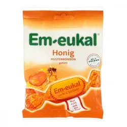 Em Eukal Bonbons Honig gefüllt - Süßigkeit mit Genuss - Sonstige Süßigkeiten, köstliche Honigfüllung für einen süßen Genussmoment, ideal für unterwegs oder zur Erfrischung.