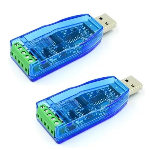 GERUI 2 Stück USB auf RS485 Konverter Adapter, Industriell