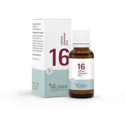 Biochemie Pflüger 16 Lithium chloratum D 12 Glob. 15 g
