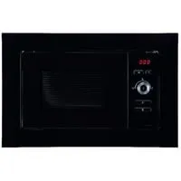 MW 733 Mikrowelle schwarz – 700 W Einbaugerät - Mikrowelle mit 17 Litern Nutzinhalt, leistungsstark mit 700 W und ideal für integrierte Küchenlösungen.