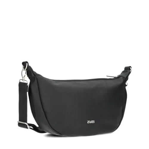 Zwei Damen Handtasche Mademoiselle.M M70 Moon-Bag - Mode-Hüfttaschen mit vielseitigem Design: Die M70 Moon-Bag aus Kunstleder bietet Platz und Ordnung für Essentials und kann als Crossbody-Bag oder Clutch getragen werden. Wasserabweisend und langlebig für jeden Anlass.