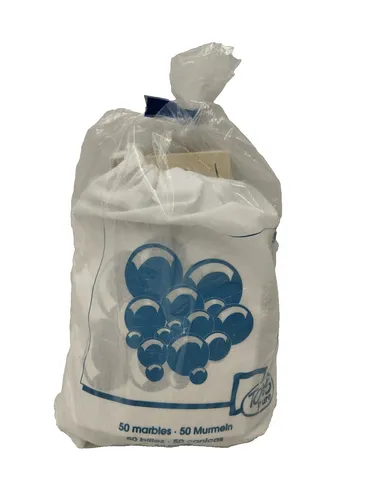 Murmelbeutel - Murmeln aus Glas- Murmelspiele- 50 Stk- Neu OVP 2. Wahl #