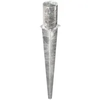 Alberts Einschlag-Bodenhülse Ø 141 mm x 145 mm - Pfostenträger & Bodenhülsen, robuste Stahlkonstruktion mit feuerverzinkter Oberfläche für hohe Korrosionsbeständigkeit und einfache Montage.