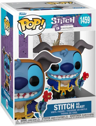 Funko POP! Disney Stitch Beast Costume Vinyl Figur - Sammlerstück für Disney-Fans und Pop! Liebhaber