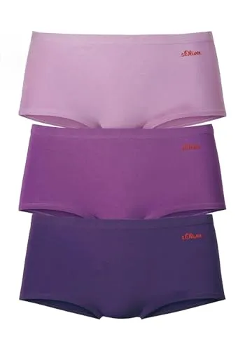 s.Oliver Damen Pantys 3er Pack - Komfort & Stil - Funktionsunterwäsche: s.Oliver Pantys im praktischen 3er-Pack aus hochwertiger Stretch-Baumwolle mit flachen Enden für optimalen Tragekomfort.