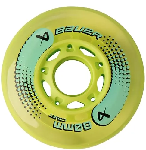 Bauer Court Inlinehockey Rolle 76A 4er-Set 76 mm