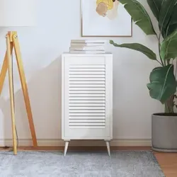 Maison Exclusive Schranktür Lamellen-design Weiß 69x39,4 Cm