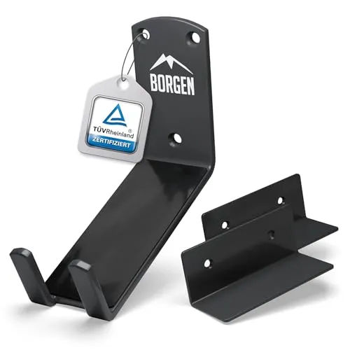 Borgen Wandhalterung für E-Bike & Mountainbike, schwarz von Borgen