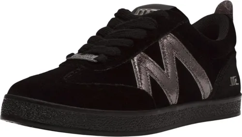 STEVE MADDEN Sneaker aus Lederimitat/Textil in Schwarz, Größe 39 EU - Sneaker in Schwarz, aus hochwertigem Lederimitat und Textil gefertigt, ideal für lässige Outfits und bequem für den Alltag.
