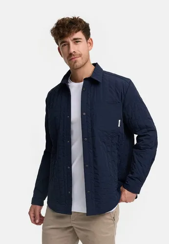 Indicode Herren Sommerjacke INHully mit klassischem Hemdkragen - Die INHully Sommerjacke kombiniert den lässigen Overshirt-Look mit der Funktion einer leichten Steppjacke. Hochwertiges Material sorgt für Strapazierfähigkeit und Komfort – ideal für wechselhaftes Wetter.