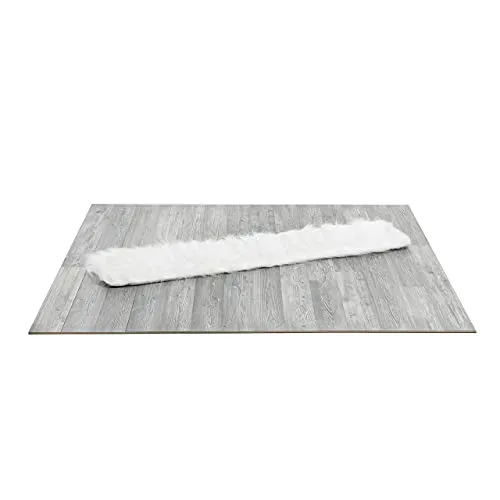 CanadianCat Company Plüschmatte - Fensterliege für Katzen - Fensterplätze für Katzen, kuschelweich und ideal für Fensterbänke, bietet komfortablen Liegeplatz aus superweichem Plüsch mit 115x25 cm.