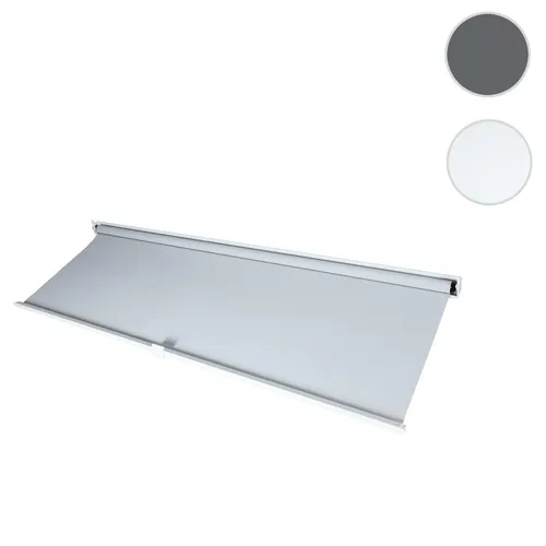 Seitenwand für Pergola HWC-L41, Rollo Ersatzseitenwand, Stoff/Textil 3x3m/3x3,7m