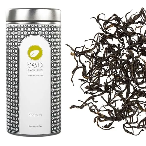 Keemun Schwarzer Tee Qimen | Handverlesene Premium Schwarztee Rarität höchster Qualität | Traditioneller Anbau | Anhui China | 60g Dose | tea exclusive