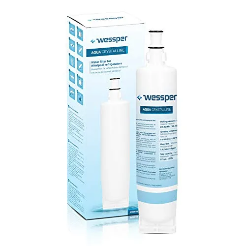 Wessper Wasserfilter Ersatz für Whirlpool Kühlschrank 4396508, Maytag, KitchenAid, SBS002, SBS003, S20BRS, 481281729632, 461950271171, 481281728986
