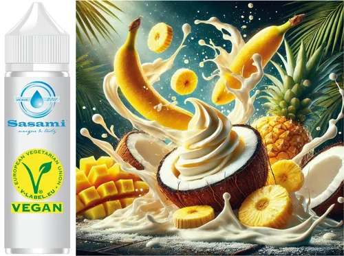 Coco Lush Bliss - Kokosnuss Banane Ananas Sahne Aroma Konzentrat - Vegan - Sasam