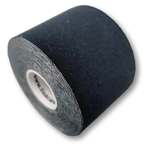 LisaCare Busen Tape schwarz - 1x Rolle Bruststraffungsband & 2 versch. Paare Nippelcover selbstklebend - Breast Lift (Schwarz)