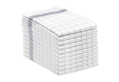 ZOLLNER Geschirrtuch Set, 10-tlg, 100% Baumwolle in grau von Zollner