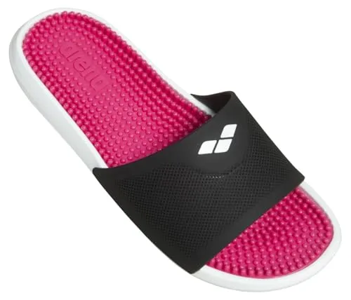 ARENA Marco Unisex Badesandalen - Badeschuhe für Damen und Herren mit massierendem Fußbett für optimalen Tragekomfort und sicheren Halt auf nassen Oberflächen.